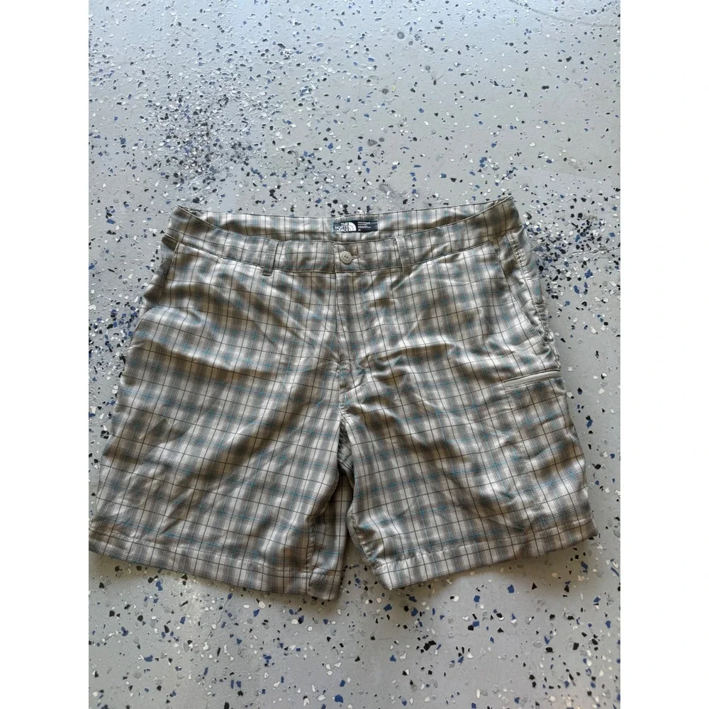 The North Face‎ Plaid Shorts Casual Outdoor Hiking Size 38